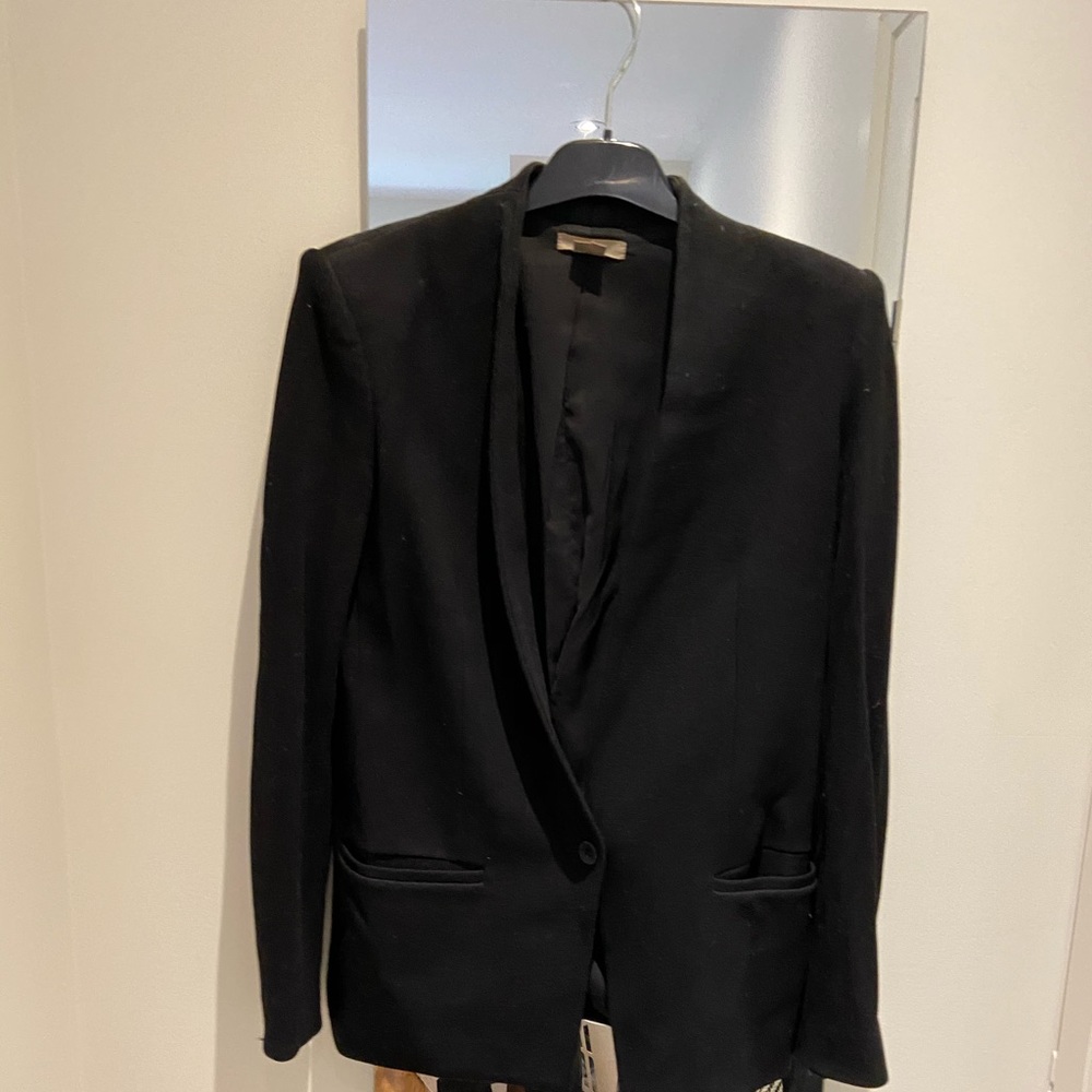 Helmut Lang black jersey blazer